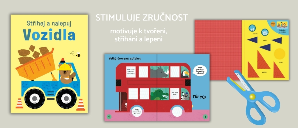 Stříhej a nalepuj - Vozidla
